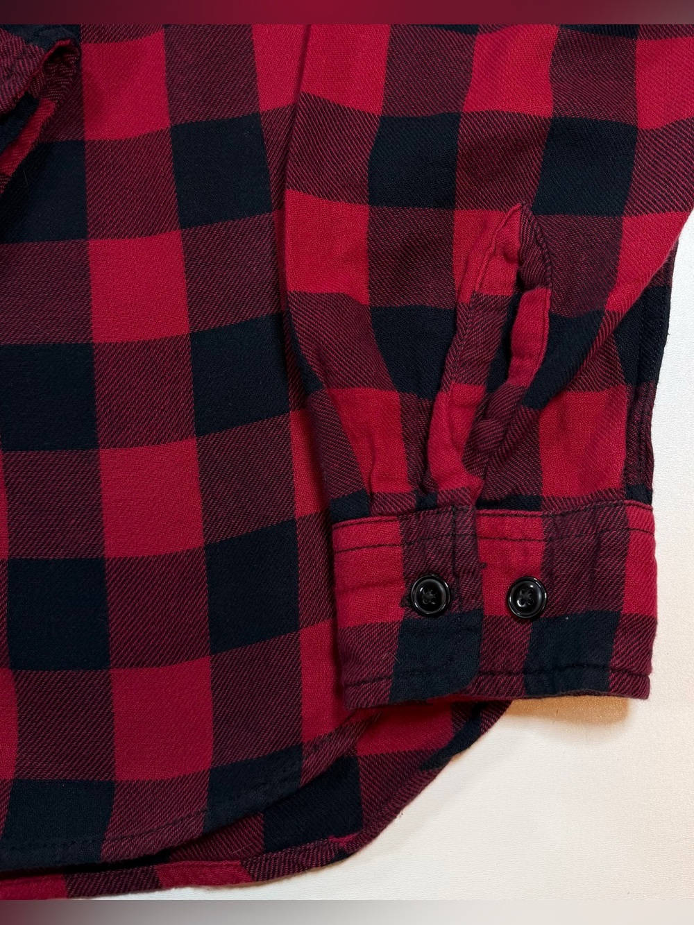 Ralph Lauren Denim & Supply men’s M Flannel Buffalo Plaid Long Sleeve Shirt - Picture 6 of 11